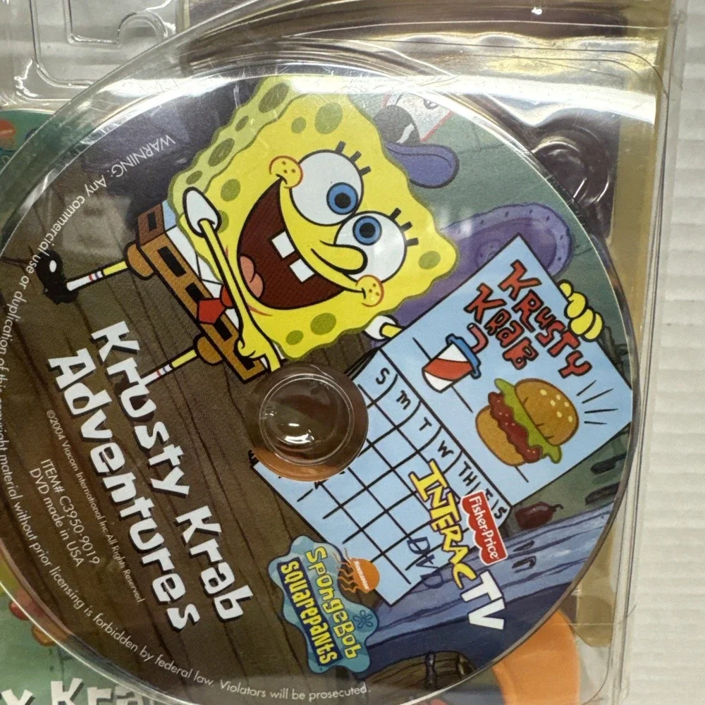 Fisher-Price InteracTV DVD - SpongeBob SquarePants Krusty Krab Adventures NEW